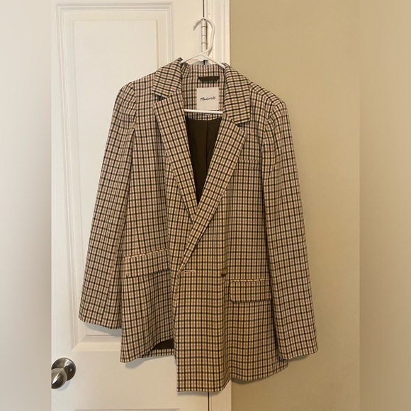 Madewell Womens Chandler Blazer size Medium only worn once!! - Picture 1 of 7